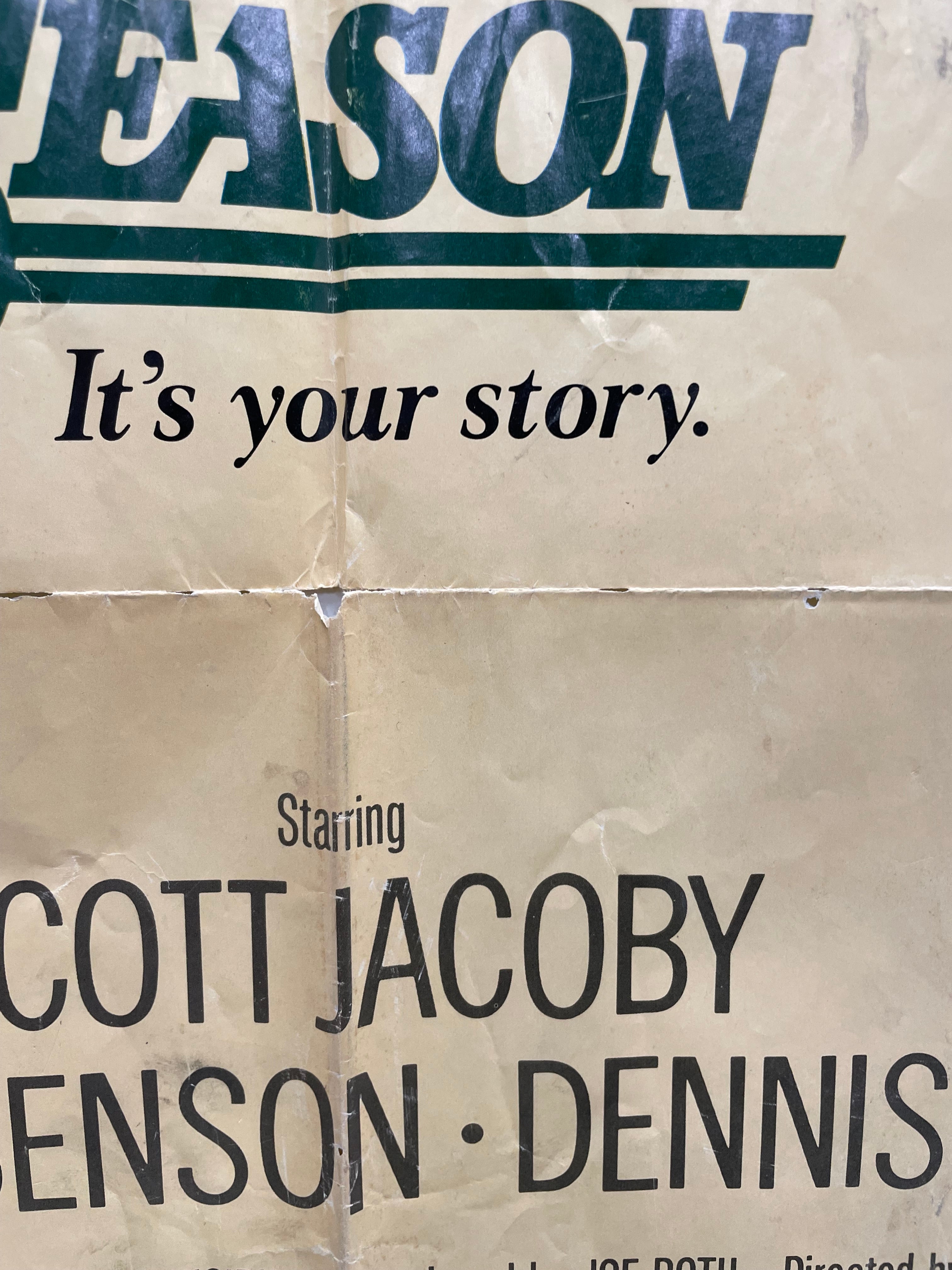 vintage and original, Our Winning Season, US one-sheet film poster, 1978 - HAPPIEST KID FINDS - Museum-quality antique and vintage posters, original art, preservation and restoration