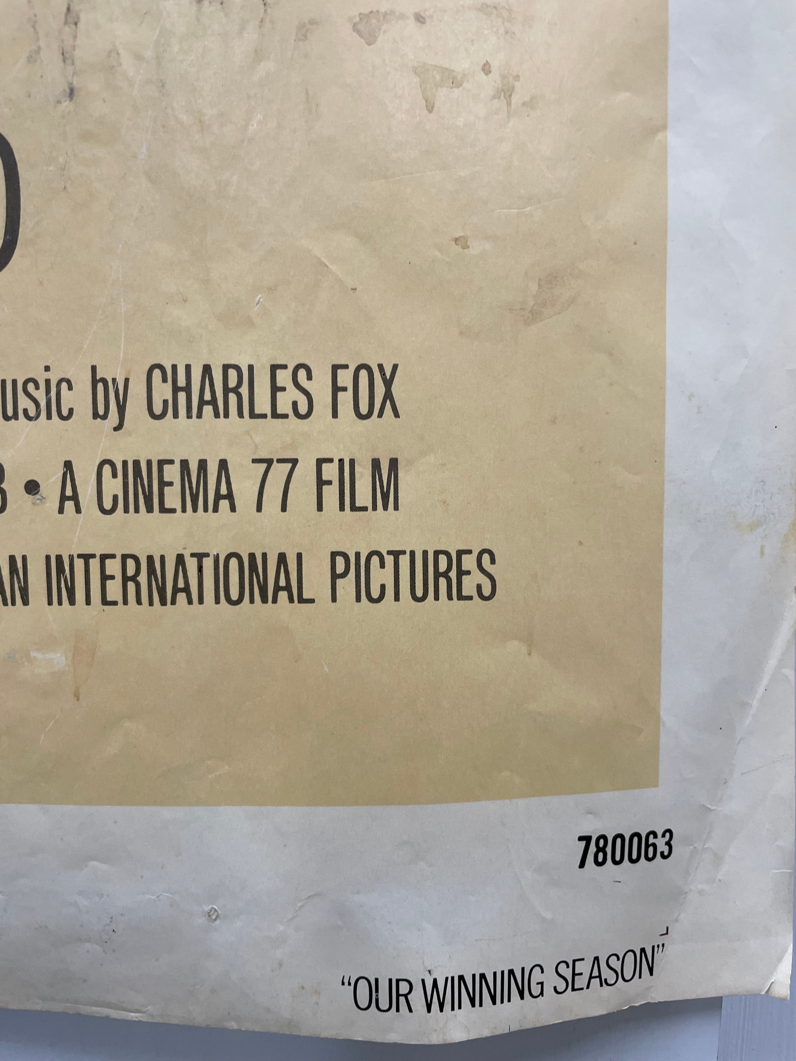 vintage and original, Our Winning Season, US one-sheet film poster, 1978 - HAPPIEST KID FINDS - Museum-quality antique and vintage posters, original art, preservation and restoration