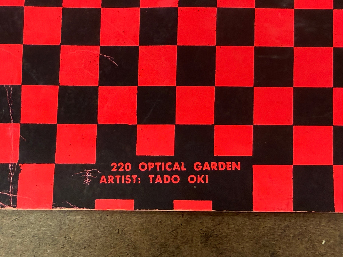 vintage blacklight poster Optical Garden 1970 - HAPPIEST KID FINDS - Museum-quality antique and vintage posters, original art, preservation and restoration