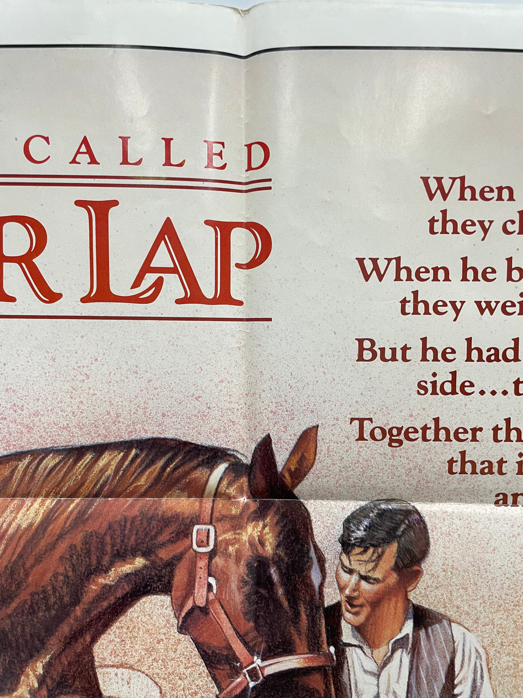 vintage and original, A Horse Called PHAR LAP, US one-sheet film poster, 1984 - HAPPIEST KID FINDS - Museum-quality antique and vintage posters, original art, preservation and restoration
