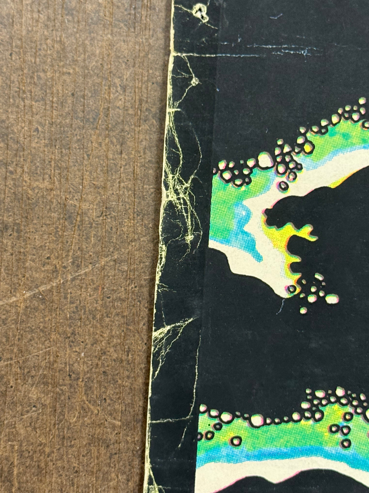 Vintage 1971 'Serpent' Blacklight Poster by Andy McGuire (22x34) — art restoration vintage poster art gallery