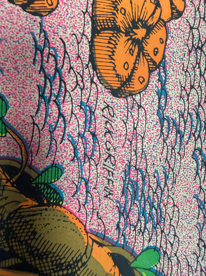 San Mezcalito Blacklight Poster (c.1970) by Rick Griffin | art restoration vintage poster art gallery