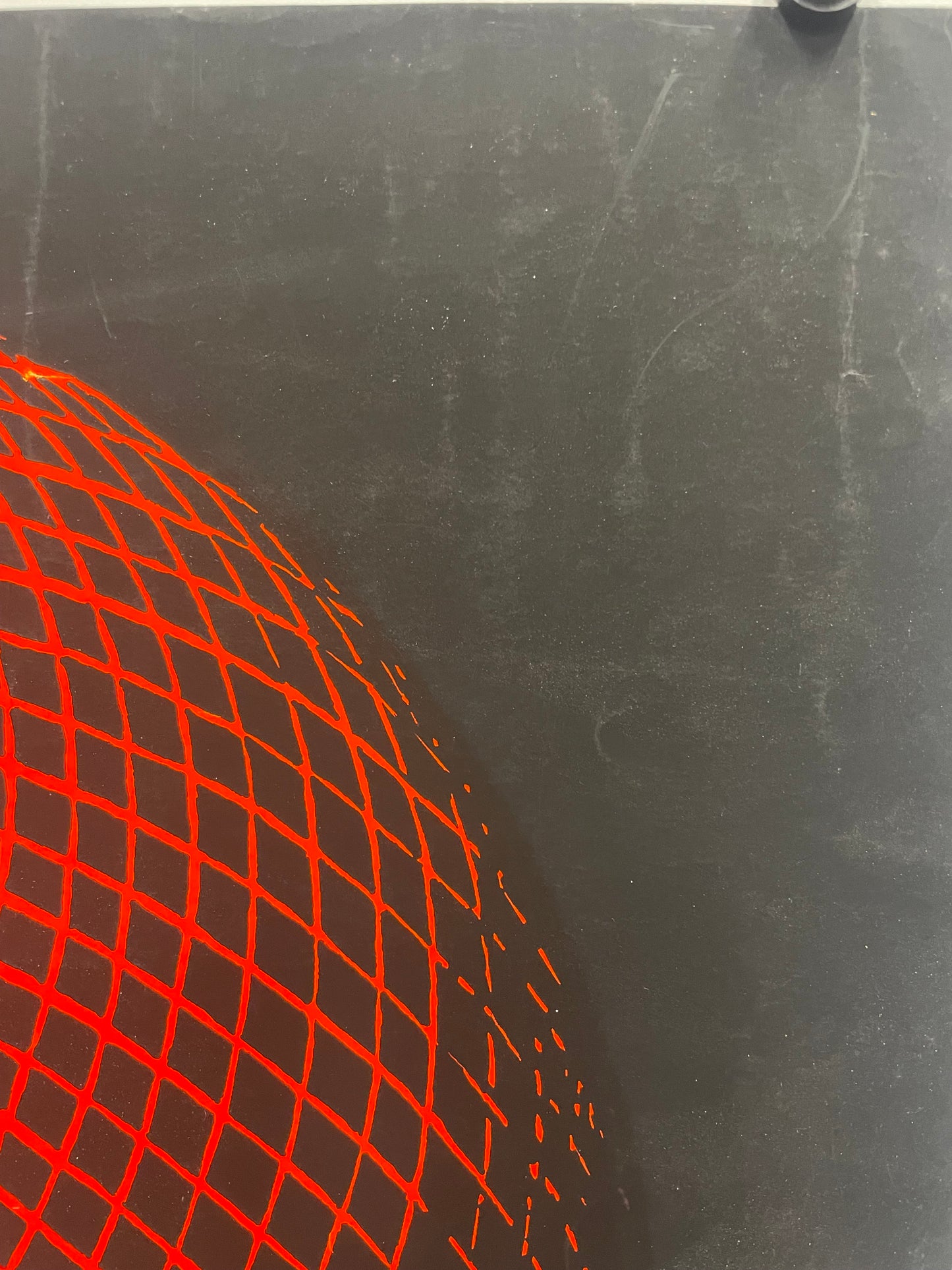 Rare and Vintage, Peace on Earth, screen printed black light poster, 1970