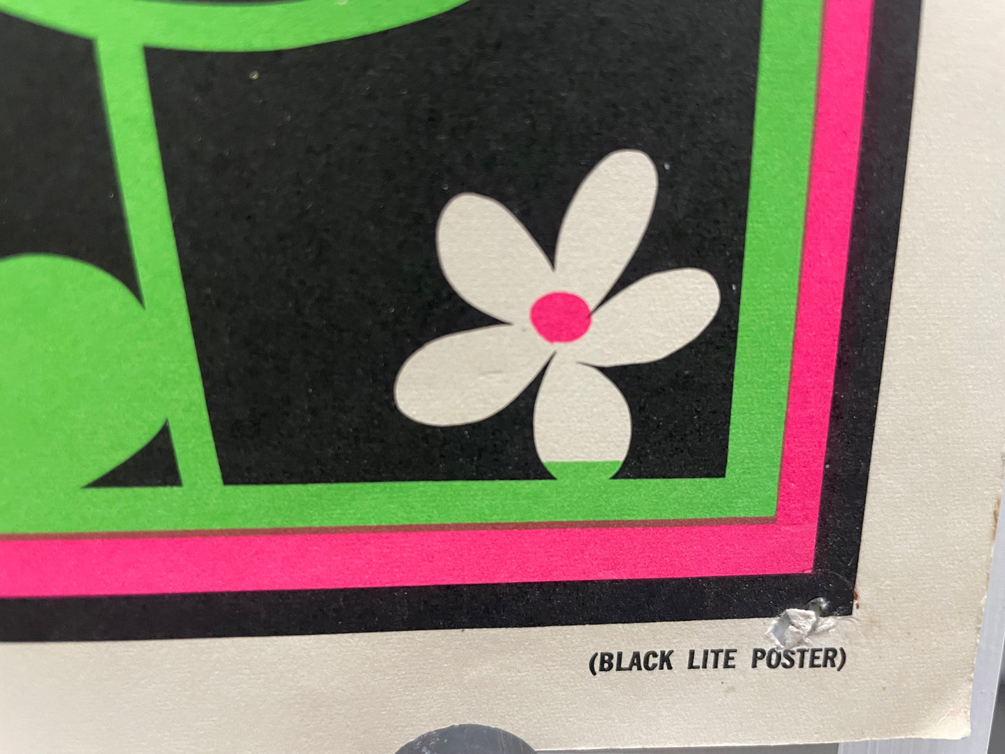 fun and lively vintage Snoopy, FEELIN' GROOVY, lithographic commercial black light poster, 1969