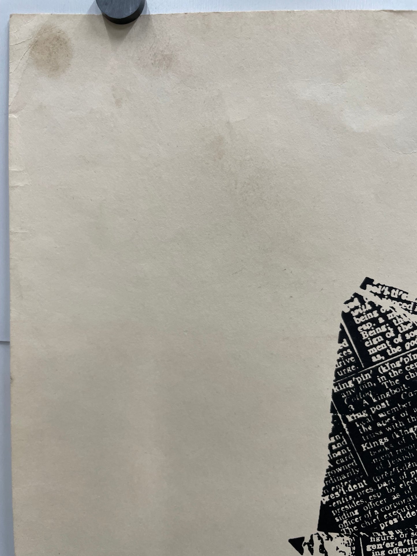 Radical and rare, PISS ON WAR, vintage anti-war poster by D’Ambrosi, c.1969