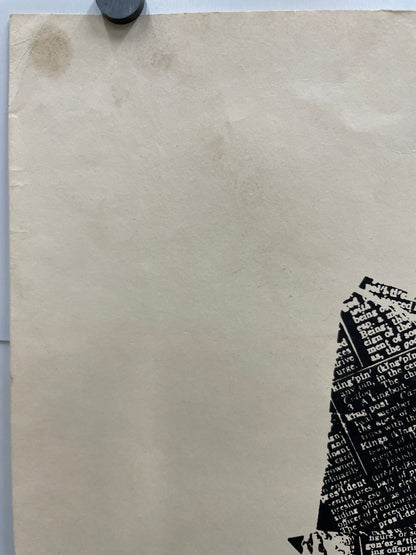 Radical and rare, PISS ON WAR, vintage anti-war poster by D’Ambrosi, c.1969