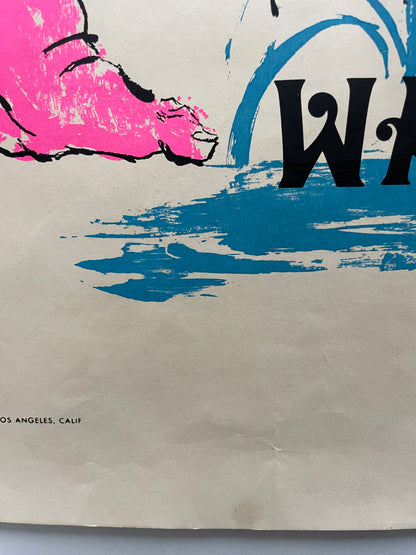 Radical and rare, PISS ON WAR, vintage anti-war poster by D’Ambrosi, c.1969