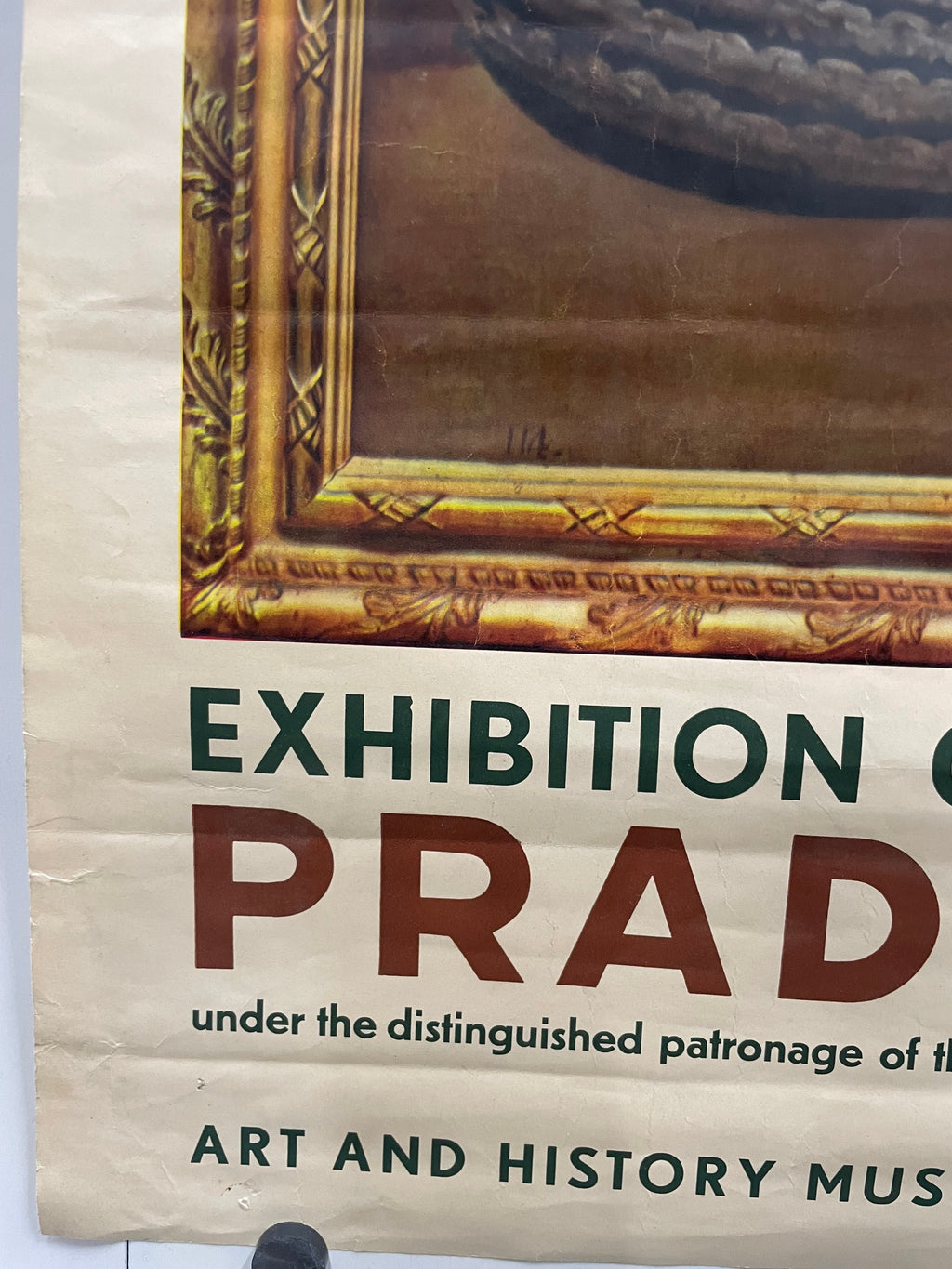 antique, Exhibition of the Masterpieces of the Prado Museum, exhibition poster, 1939 - HAPPIEST KID FINDS - Museum-quality antique and vintage posters, original art, preservation and restoration