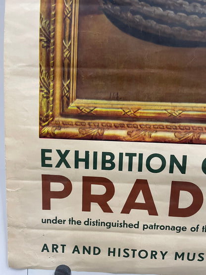 antique, Exhibition of the Masterpieces of the Prado Museum, exhibition poster, 1939 - HAPPIEST KID FINDS - Museum-quality antique and vintage posters, original art, preservation and restoration