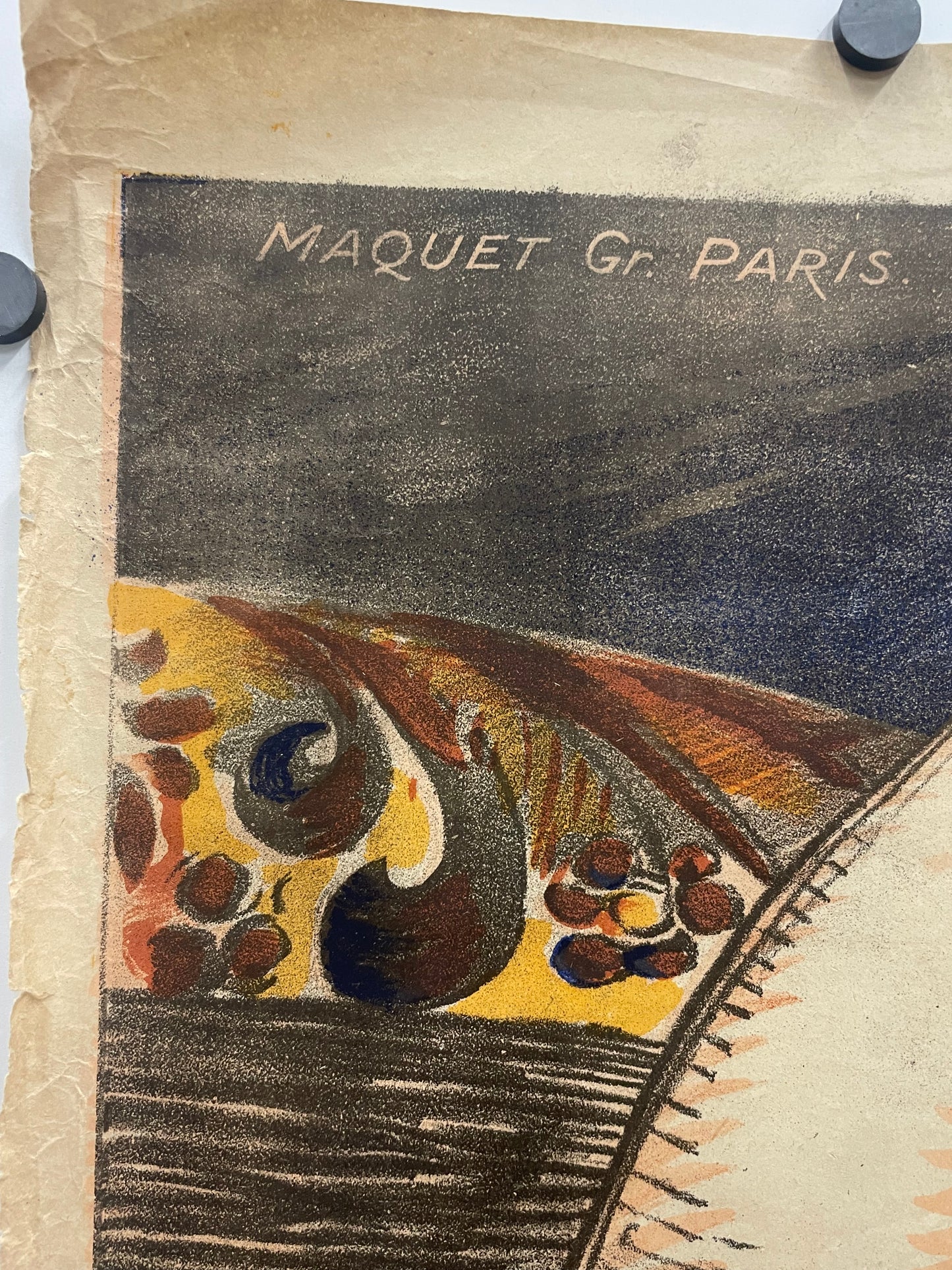 antique, 3e Emprunt de la Défense Nationale, lithographic French WW1 poster, 1917