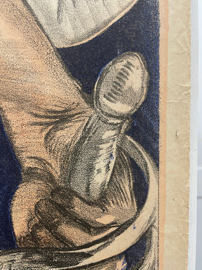 antique, 3e Emprunt de la Défense Nationale, lithographic French WW1 poster, 1917