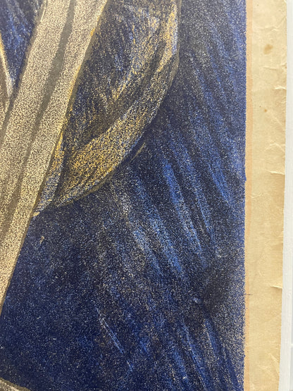 antique, 3e Emprunt de la Défense Nationale, lithographic French WW1 poster, 1917