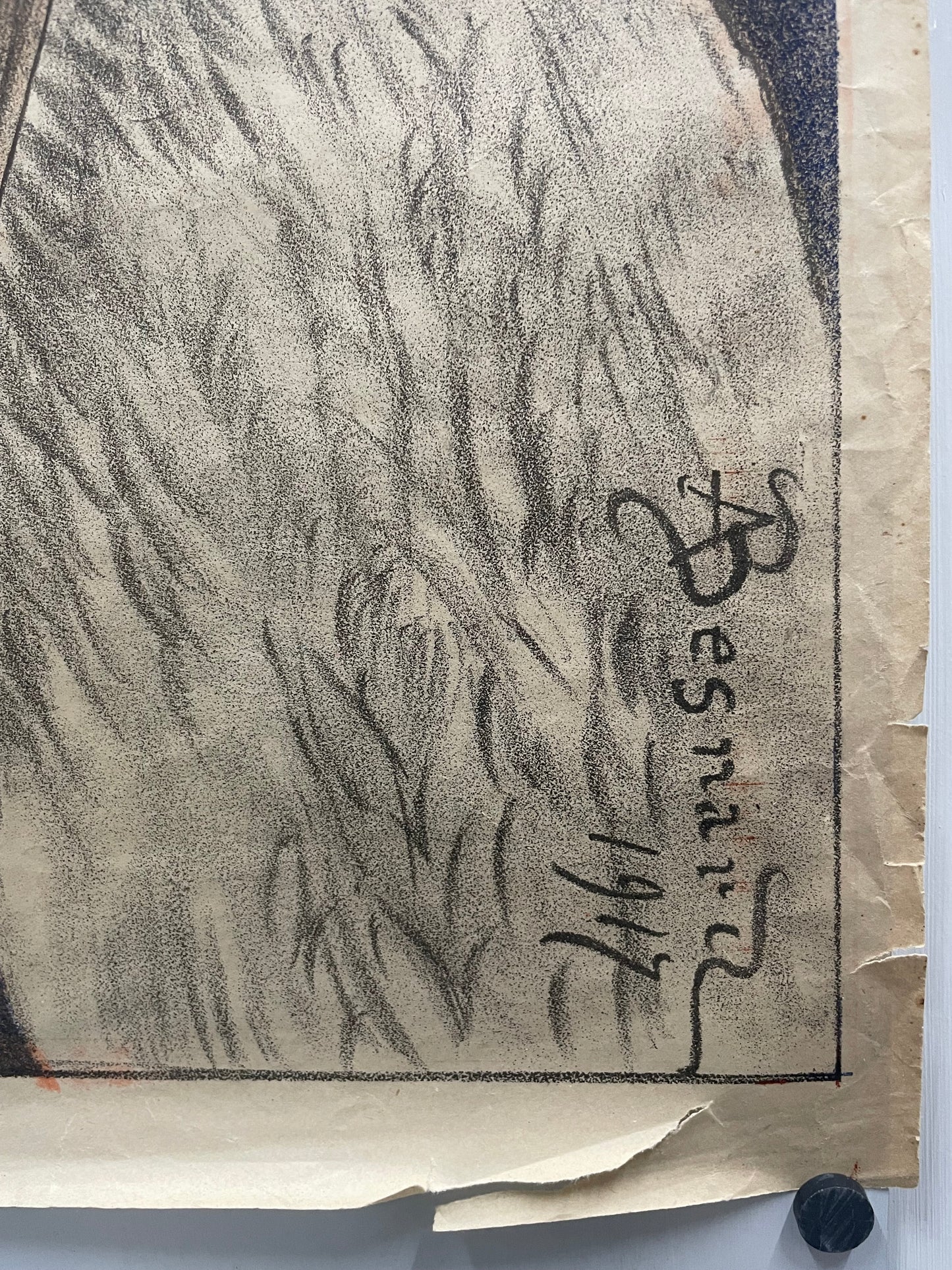 antique, 3e Emprunt de la Défense Nationale, lithographic French WW1 poster, 1917