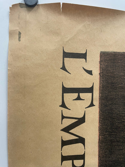 antique, L’Emprunt de la Liberation, lithographic French WW1 poster, 1918