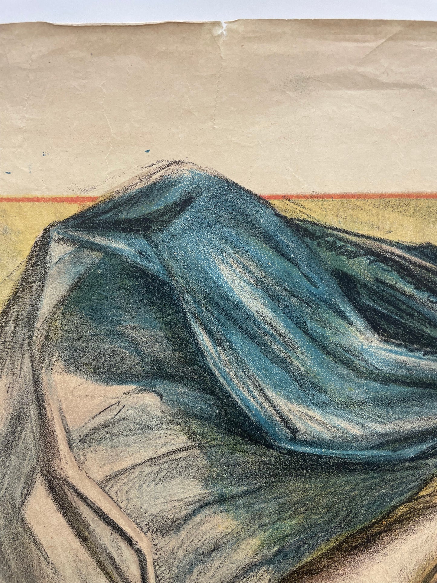 antique, Credit Lyonnais - Souscrivez av 4. Emprunt Nationale, lithographic French WW1 poster, c.1918