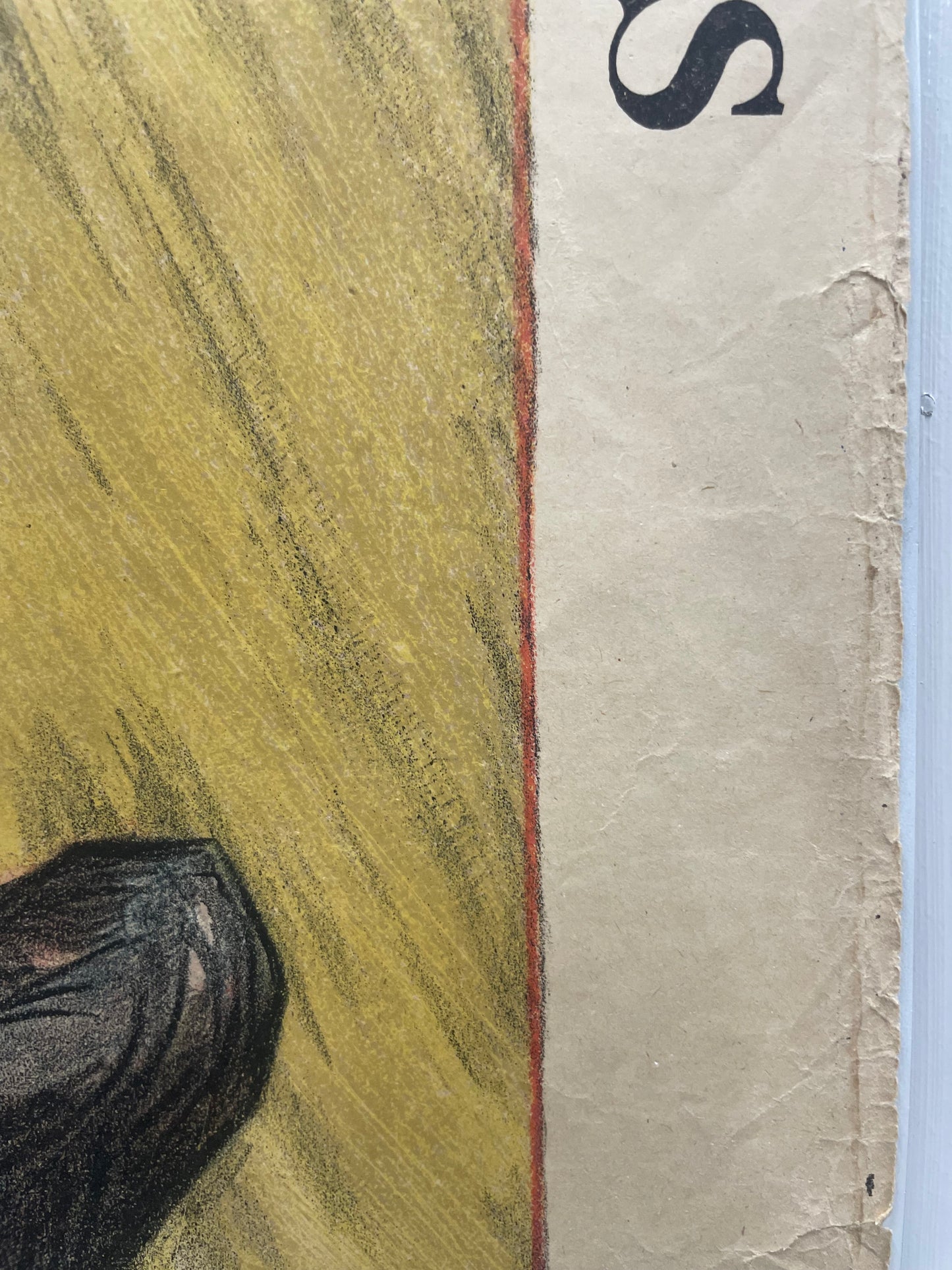 antique, Credit Lyonnais - Souscrivez av 4. Emprunt Nationale, lithographic French WW1 poster, c.1918