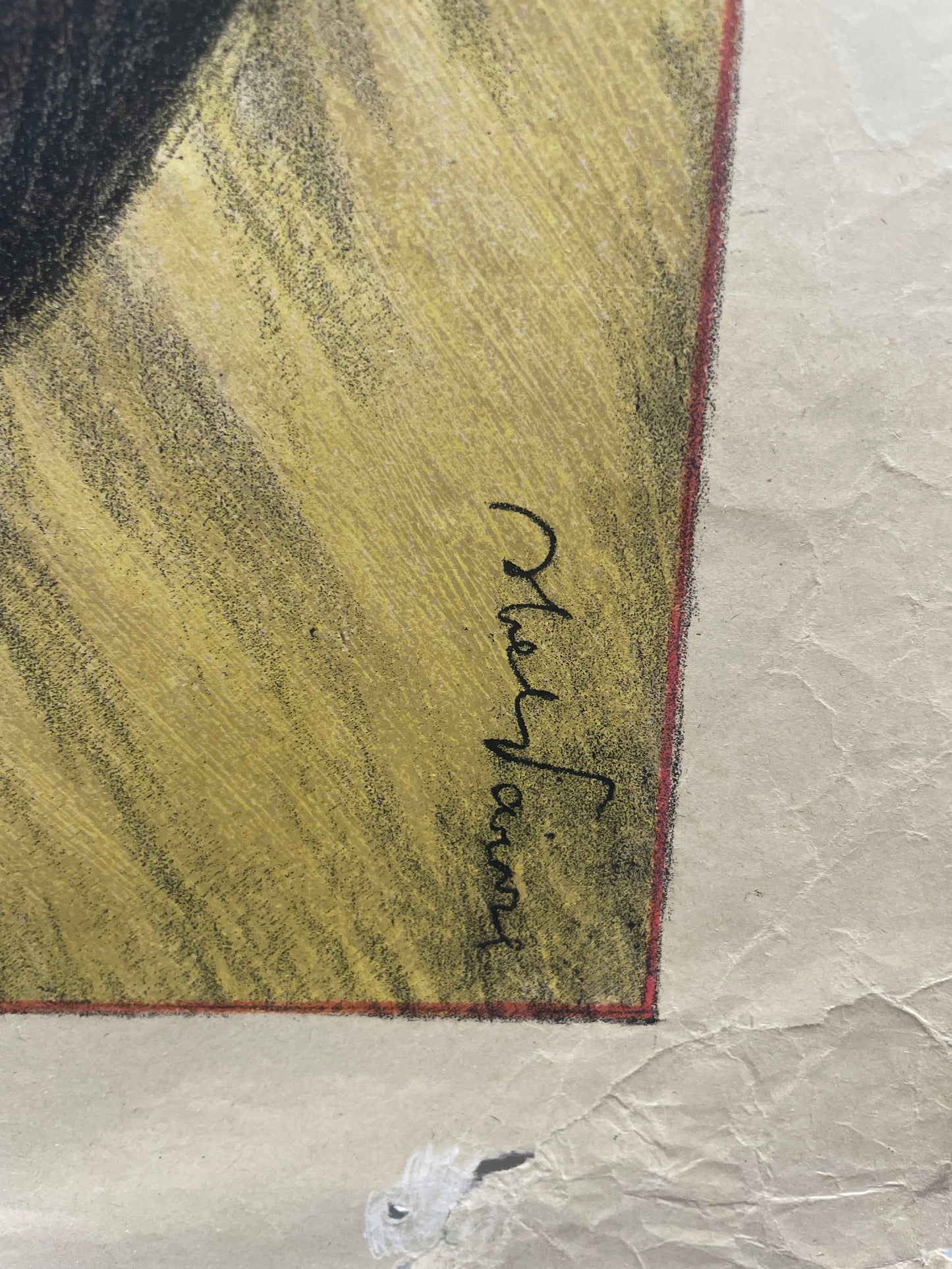 antique, Credit Lyonnais - Souscrivez av 4. Emprunt Nationale, lithographic French WW1 poster, c.1918