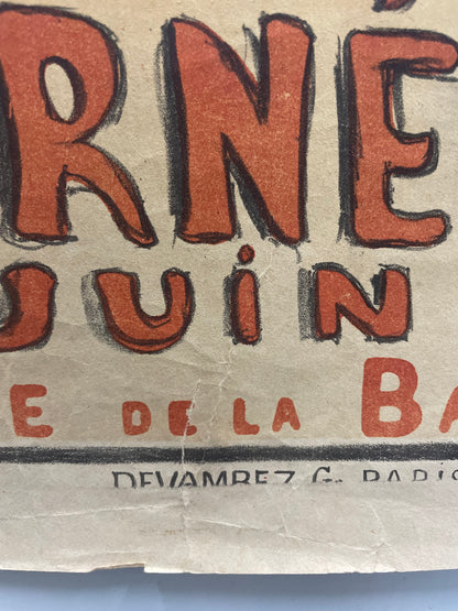 antique, La Journee Serbe - 25 Juin 1916- Anniversaire de la Bataille de Kosovo, lithographic French WW1 poster - HAPPIEST KID FINDS - Museum-quality antique and vintage posters, original art, preservation and restoration