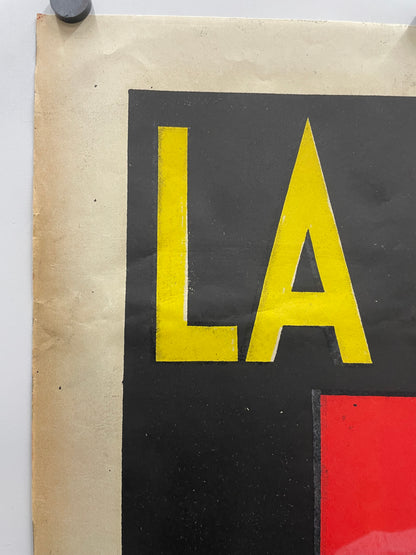 antique, La Bougie Colin - Fouette le Moteur, lithographic poster, c.1930