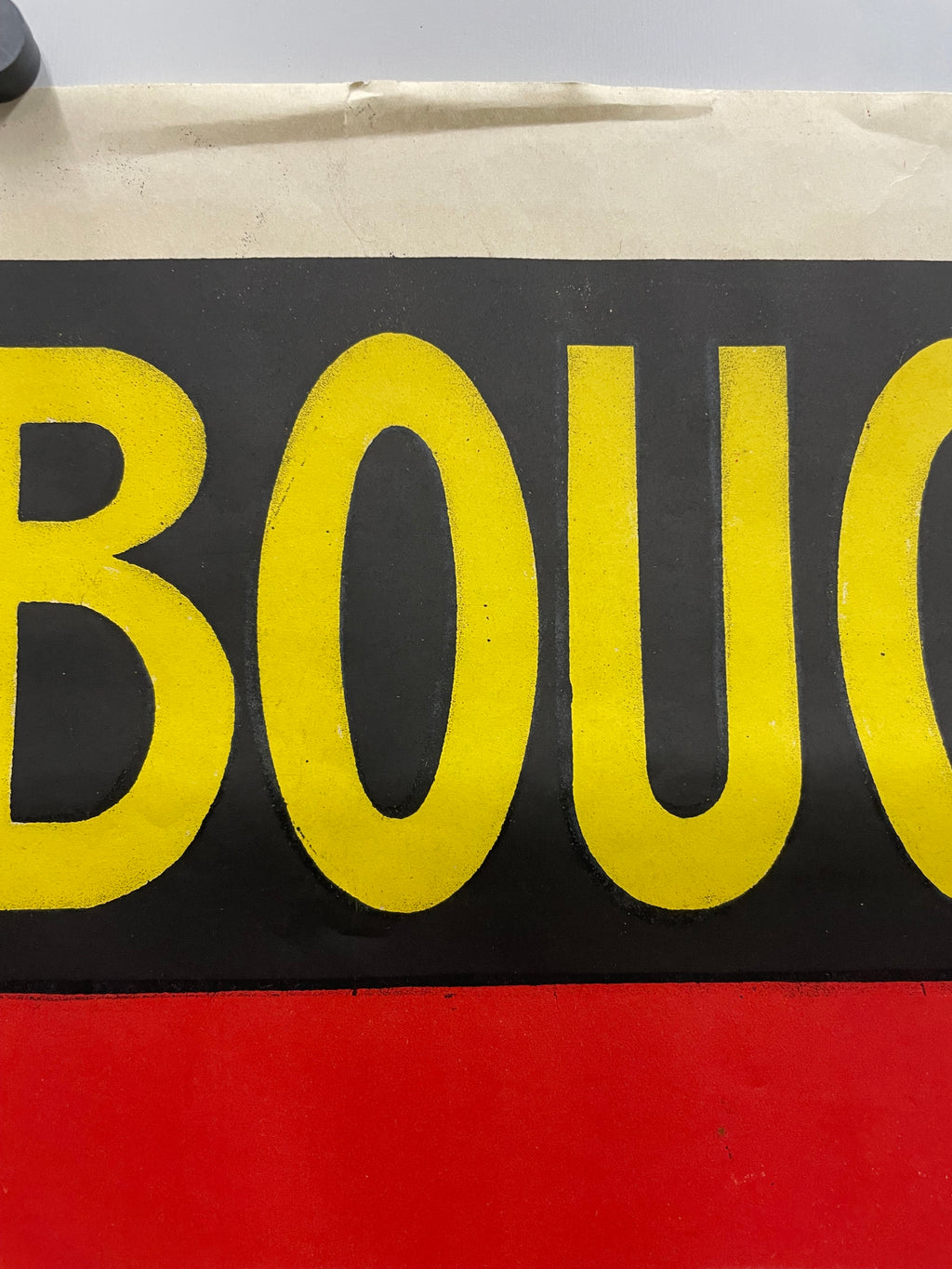 antique, La Bougie Colin - Fouette le Moteur, lithographic poster, c.1930 - HAPPIEST KID FINDS - Museum-quality antique and vintage posters, original art, preservation and restoration