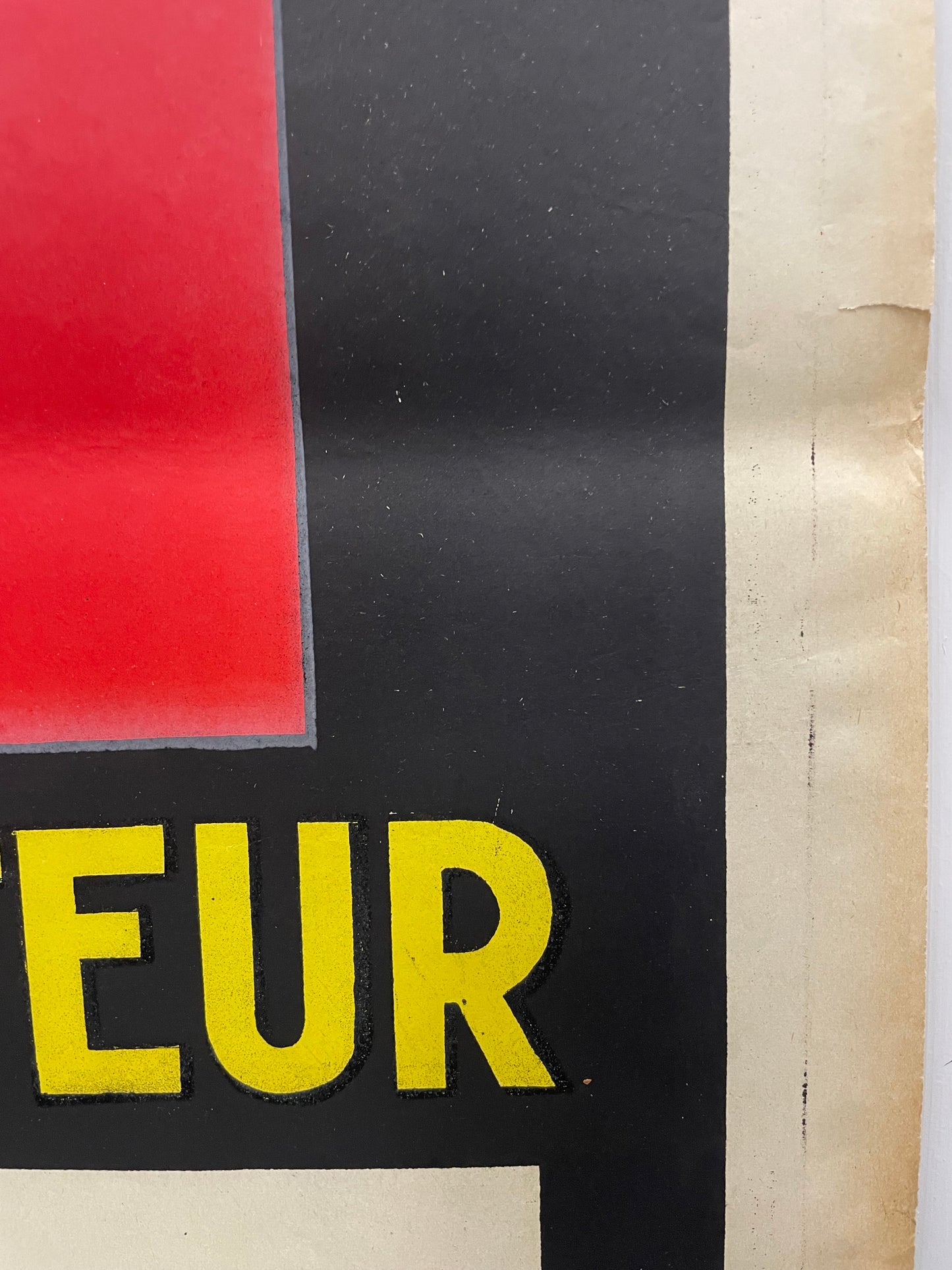 antique, La Bougie Colin - Fouette le Moteur, lithographic poster, c.1930