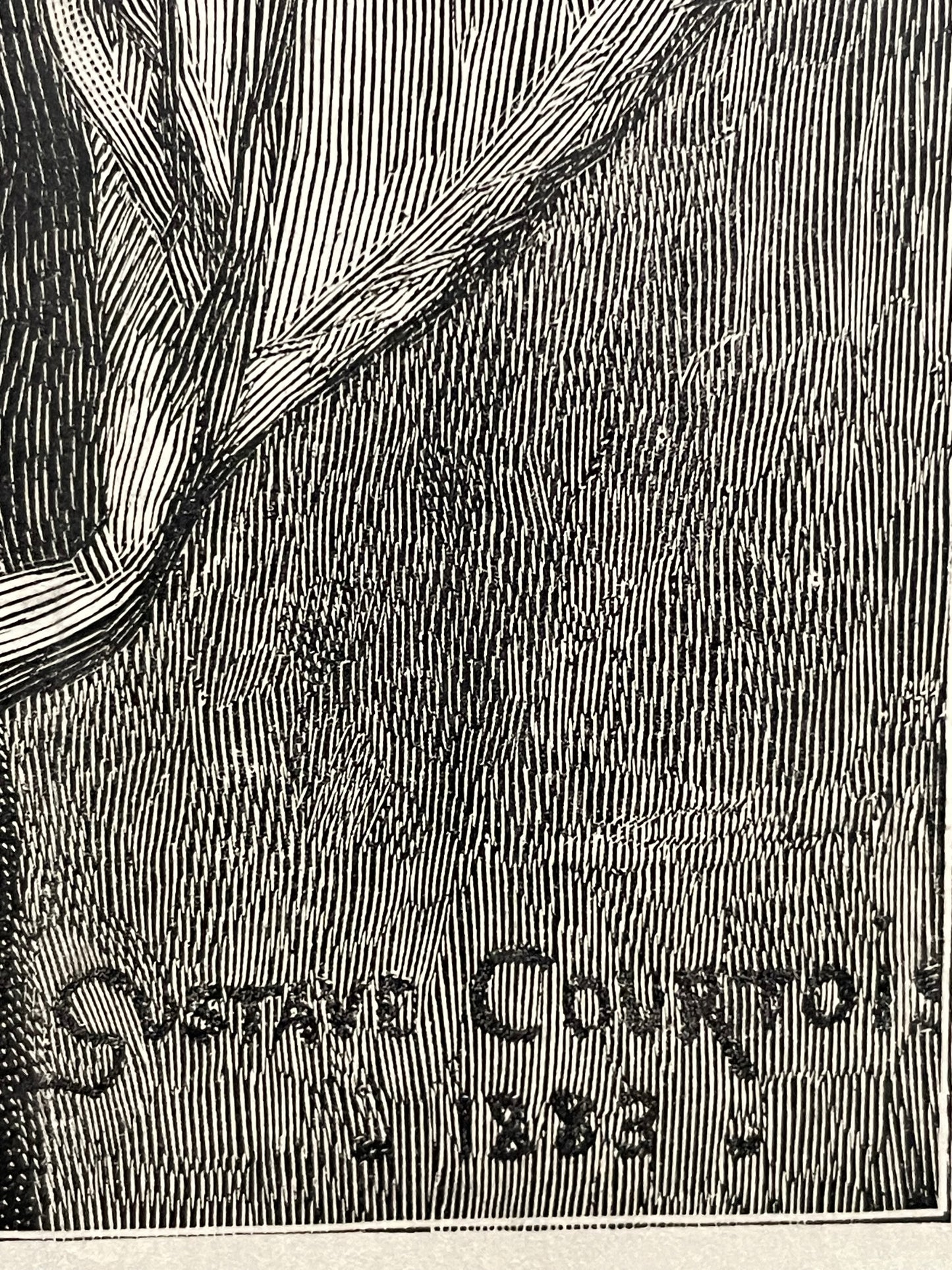 antique, A Japanese Fantasy, engraving from a Harper’s Bazar publication, 1884