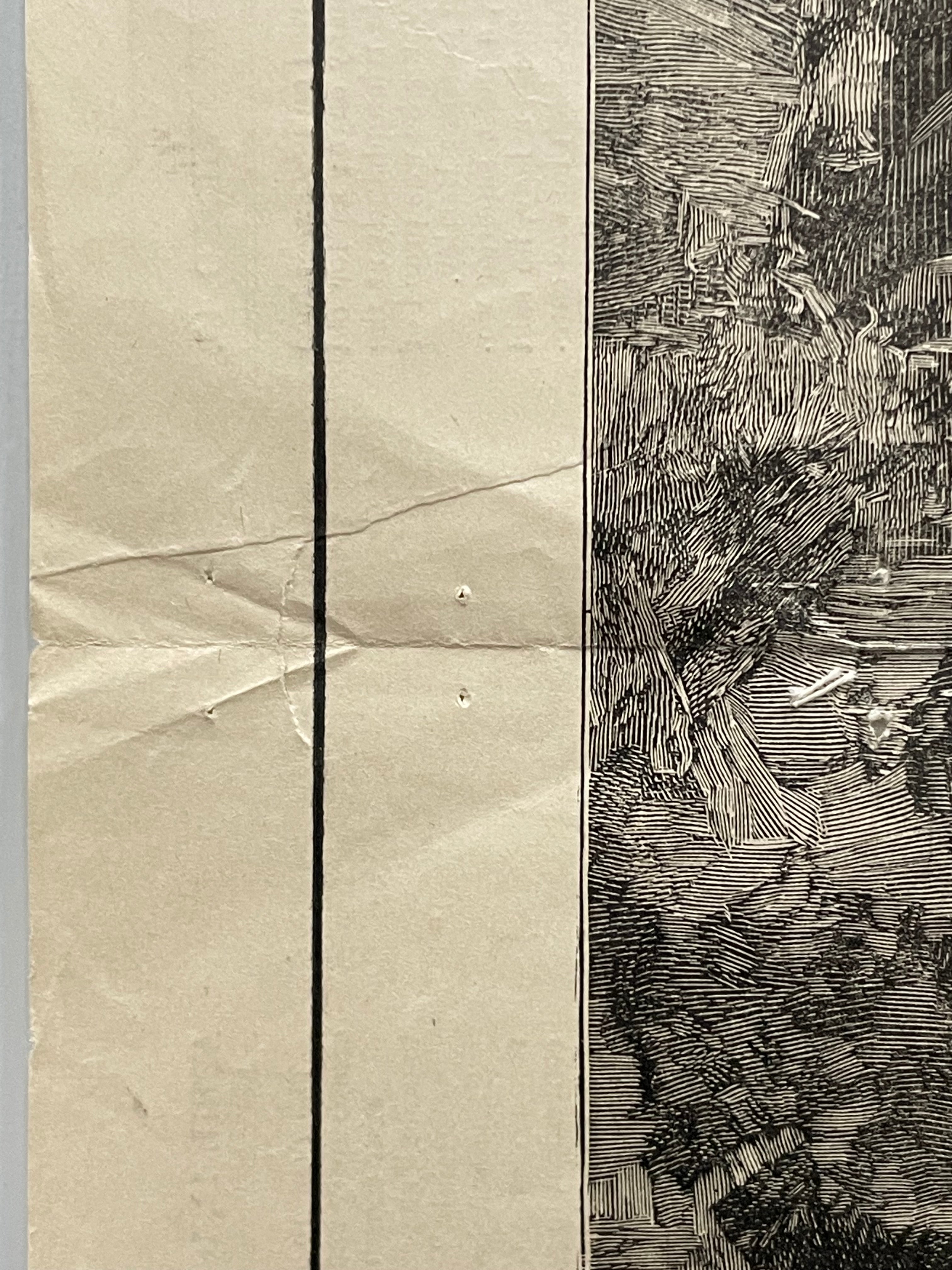 antique, A Japanese Fantasy, engraving from a Harper’s Bazar publication, 1884 - HAPPIEST KID FINDS - Museum-quality antique and vintage posters, original art, preservation and restoration
