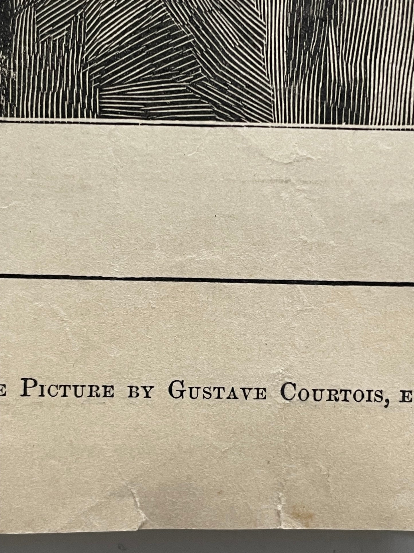 antique, A Japanese Fantasy, engraving from a Harper’s Bazar publication, 1884