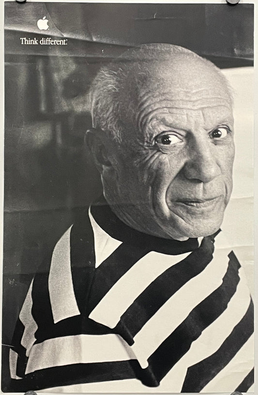 Apple ‘Think Different’ Pablo Picasso ("Creator")&nbsp;
offset lithographic poster from the Educators Set