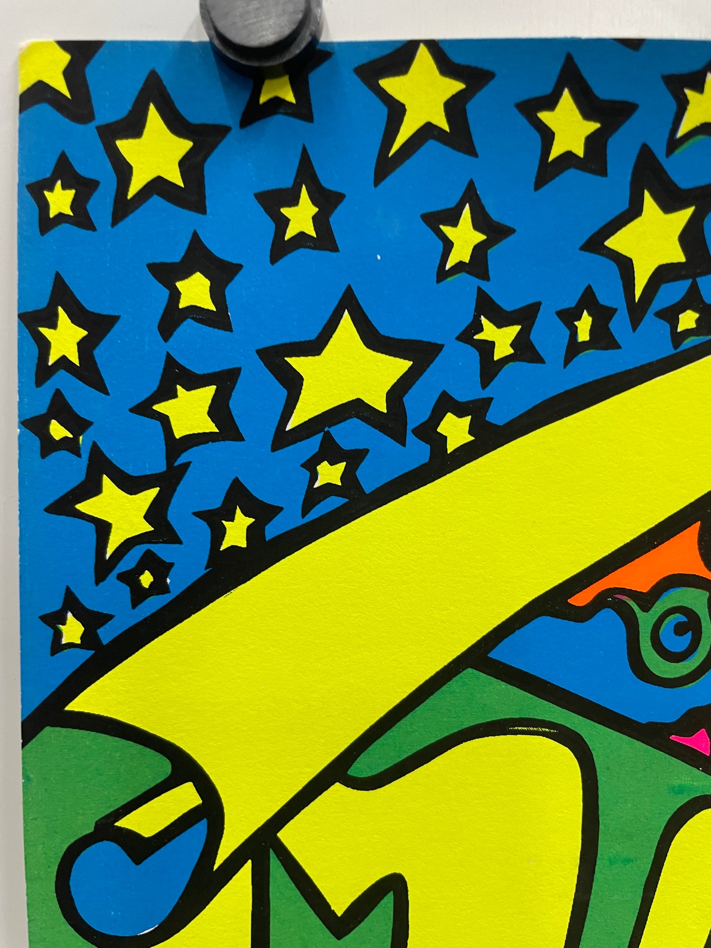 vintage, American Woman,  psychedelic commercial black light poster, 1970 - HAPPIEST KID FINDS - Museum-quality antique and vintage posters, original art, preservation and restoration