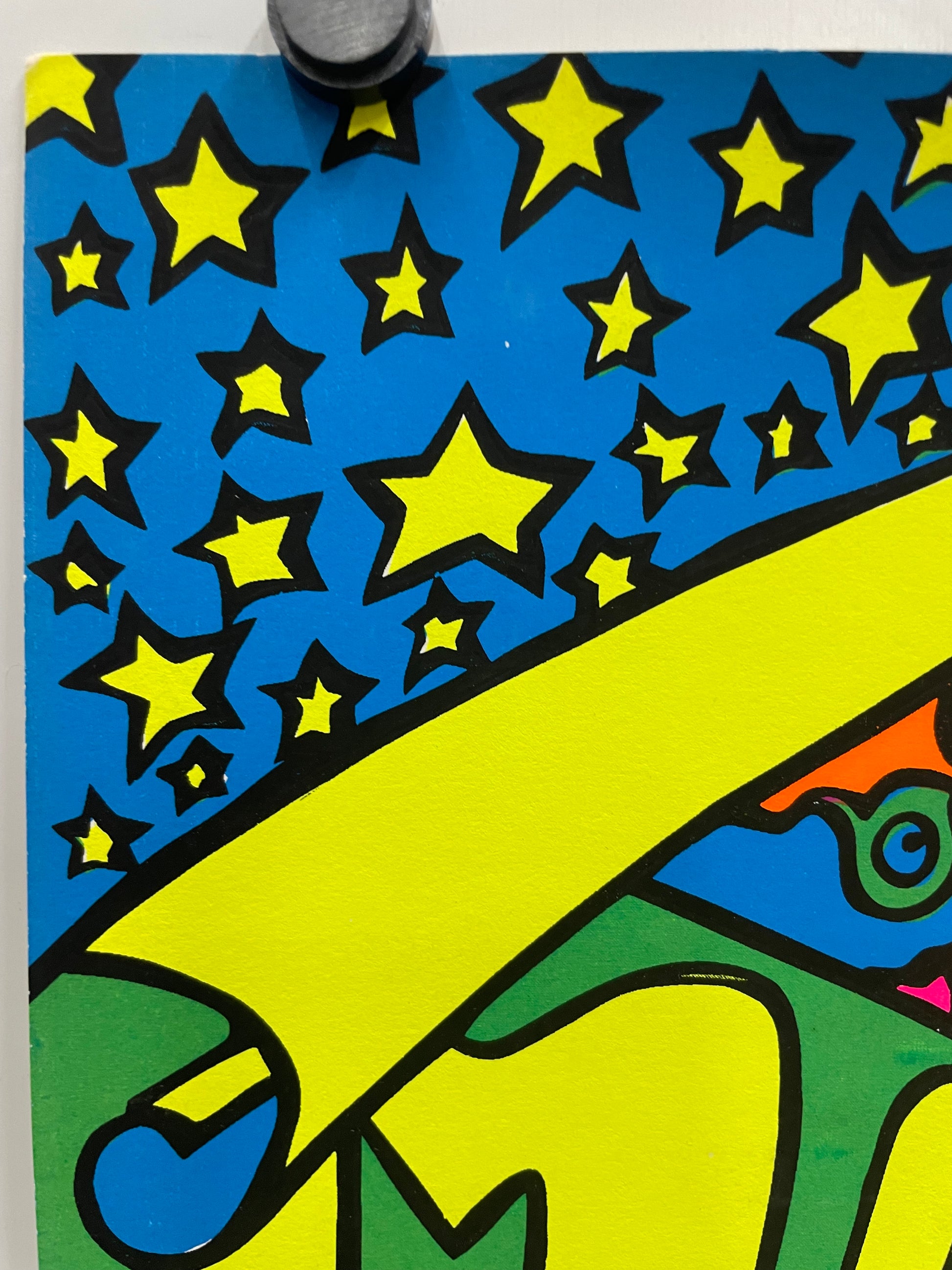 vintage, American Woman,  psychedelic commercial black light poster, 1970 - HAPPIEST KID FINDS - Museum-quality antique and vintage posters, original art, preservation and restoration