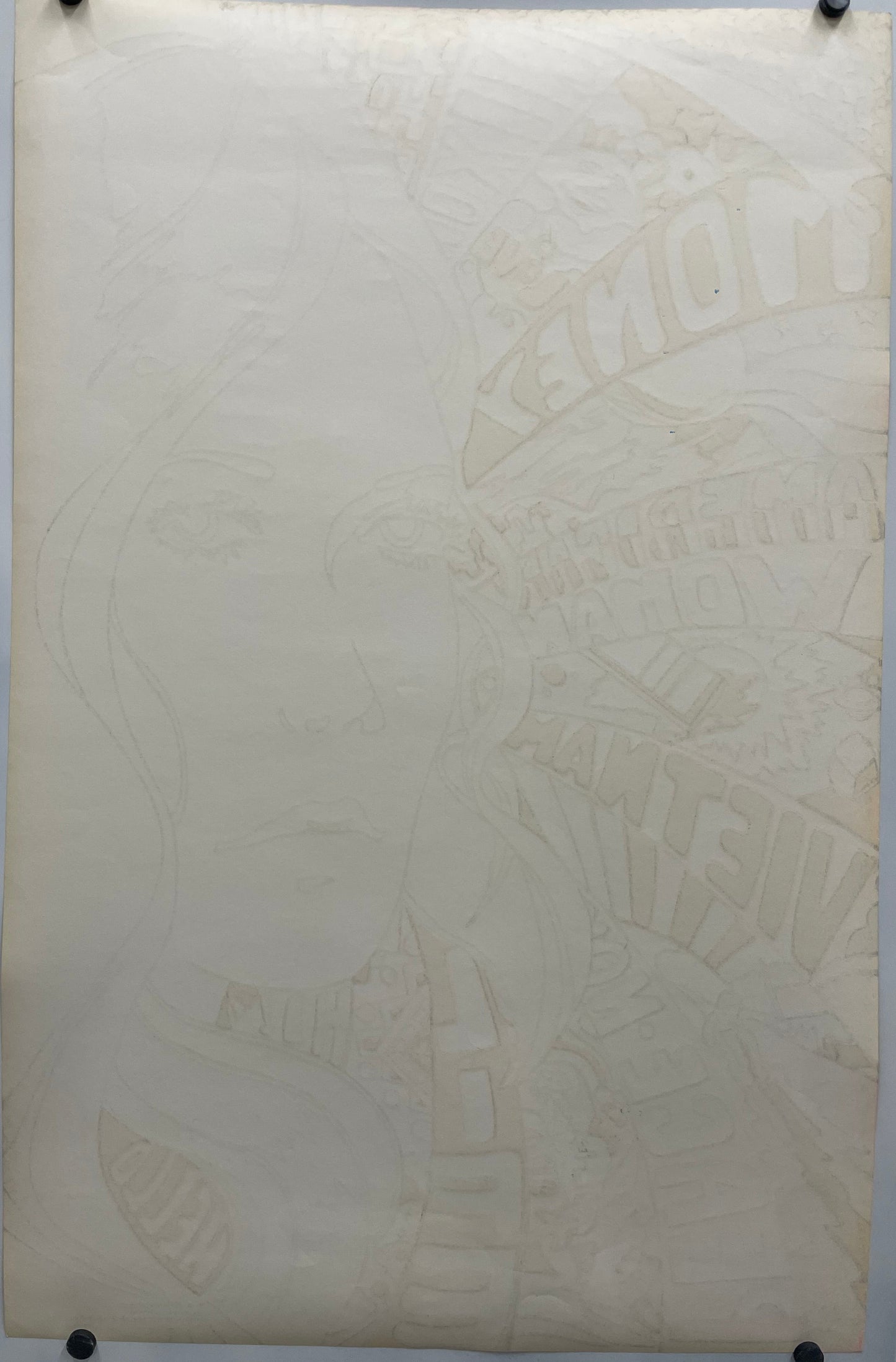 vintage, American Woman,  psychedelic commercial black light poster, 1970 - HAPPIEST KID FINDS - Museum-quality antique and vintage posters, original art, preservation and restoration