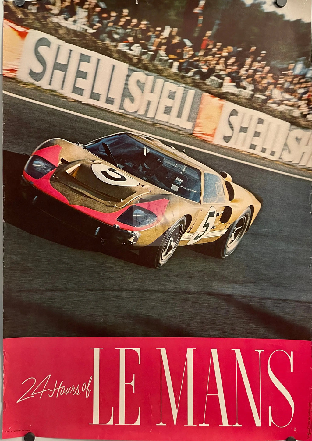 24 Hours Le Mans France Vintage Race Car Poster c.1966 | Happiest Kid Finds Happiest Kid Finds