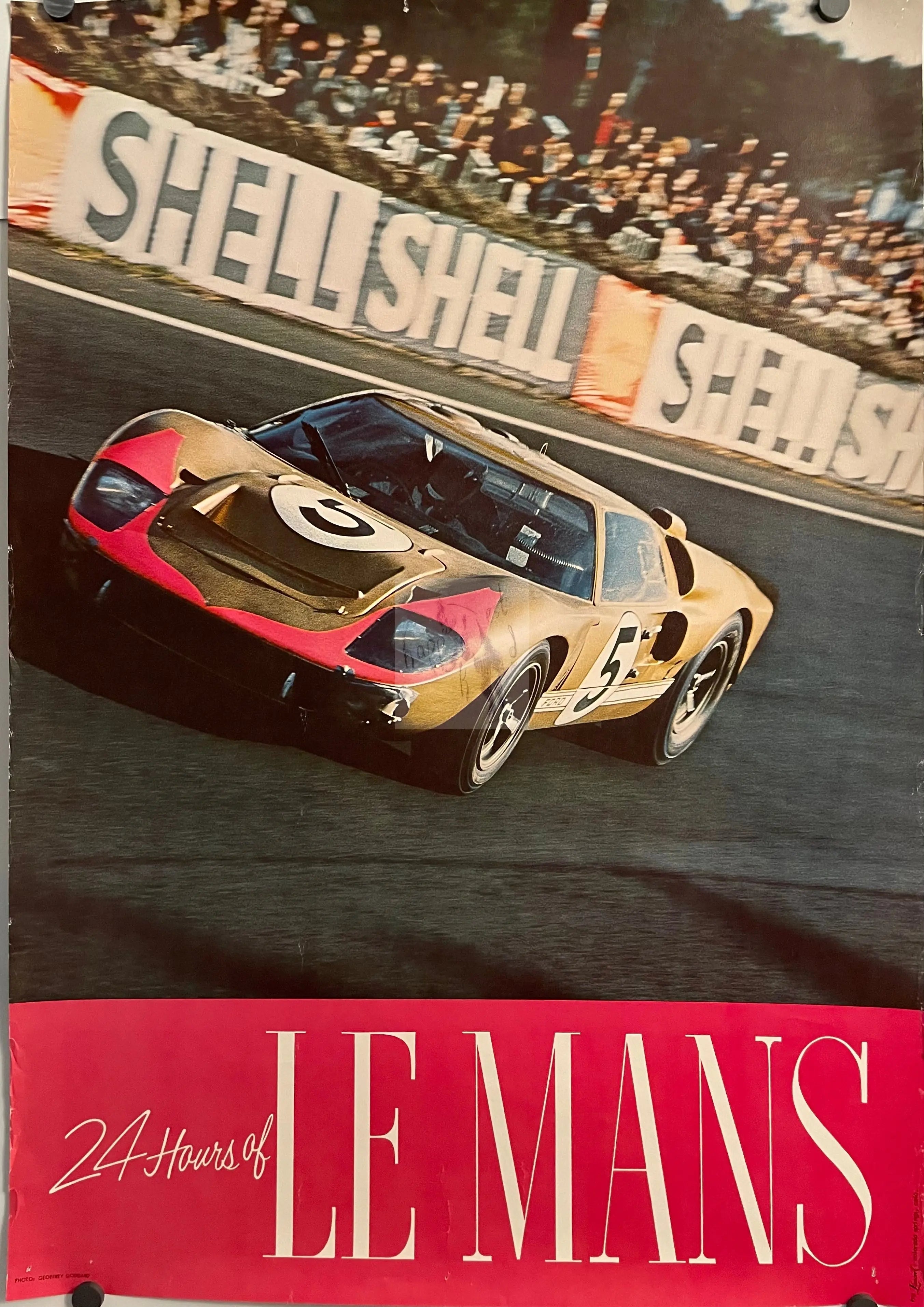 24 Hours Le Mans France Vintage Race Car Poster c.1966 | Happiest Kid Finds Happiest Kid Finds