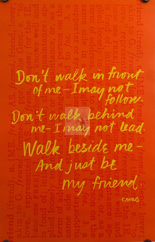 Don't Walk In Front Of Me, Argus Communications Motivational Poster 1971