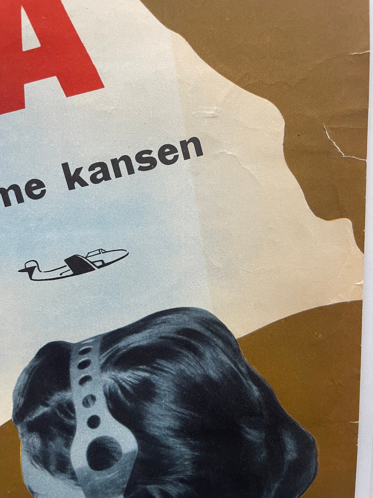 vintage, de LUVA biedt ruime kansen, lithographic recruitment poster, 1951 - HAPPIEST KID FINDS - Museum-quality antique and vintage posters, original art, preservation and restoration