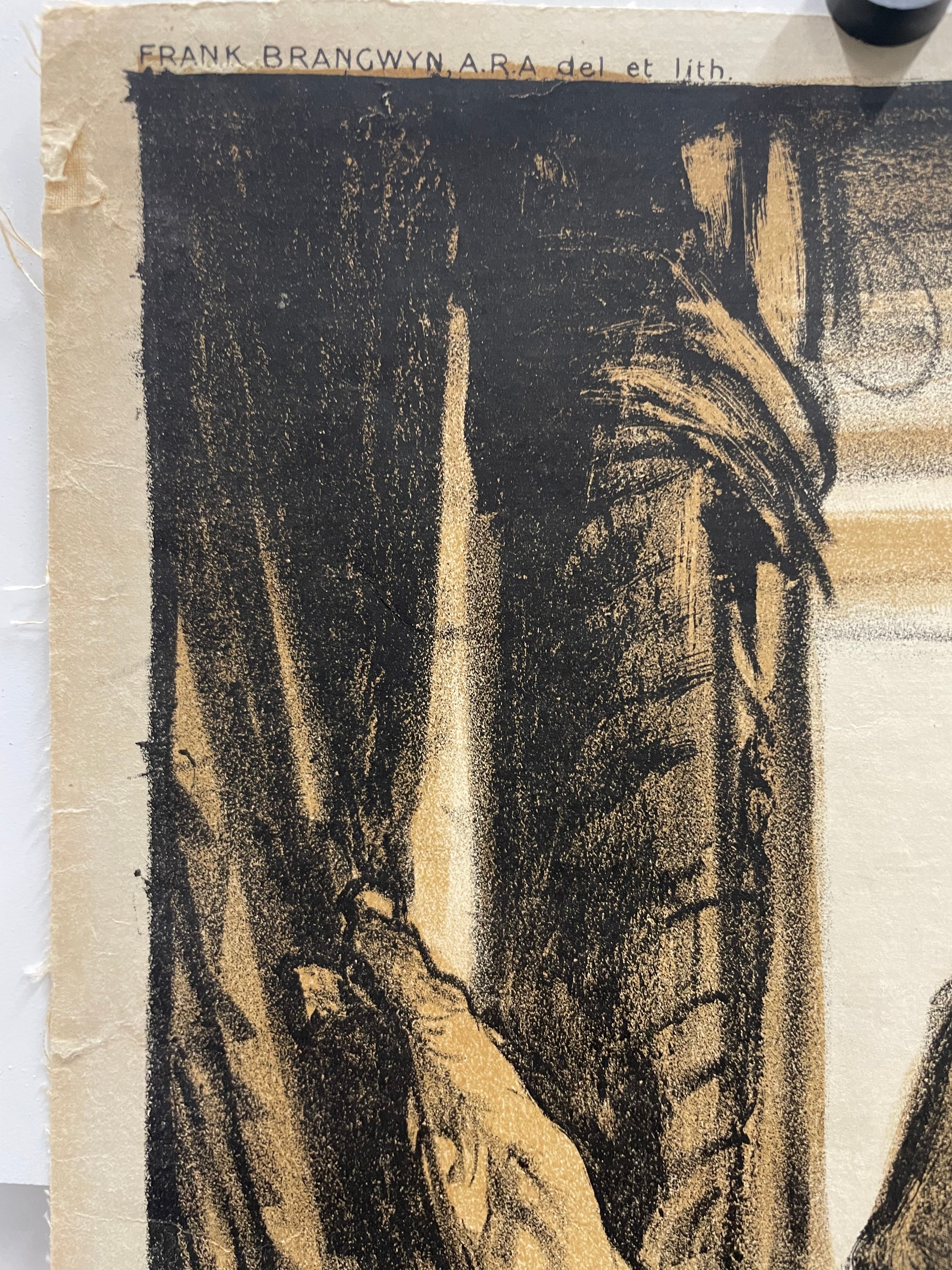 antique, The Remaking of Belgium, lithographic exhibition poster, 1918 - HAPPIEST KID FINDS - Museum-quality antique and vintage posters, original art, preservation and restoration