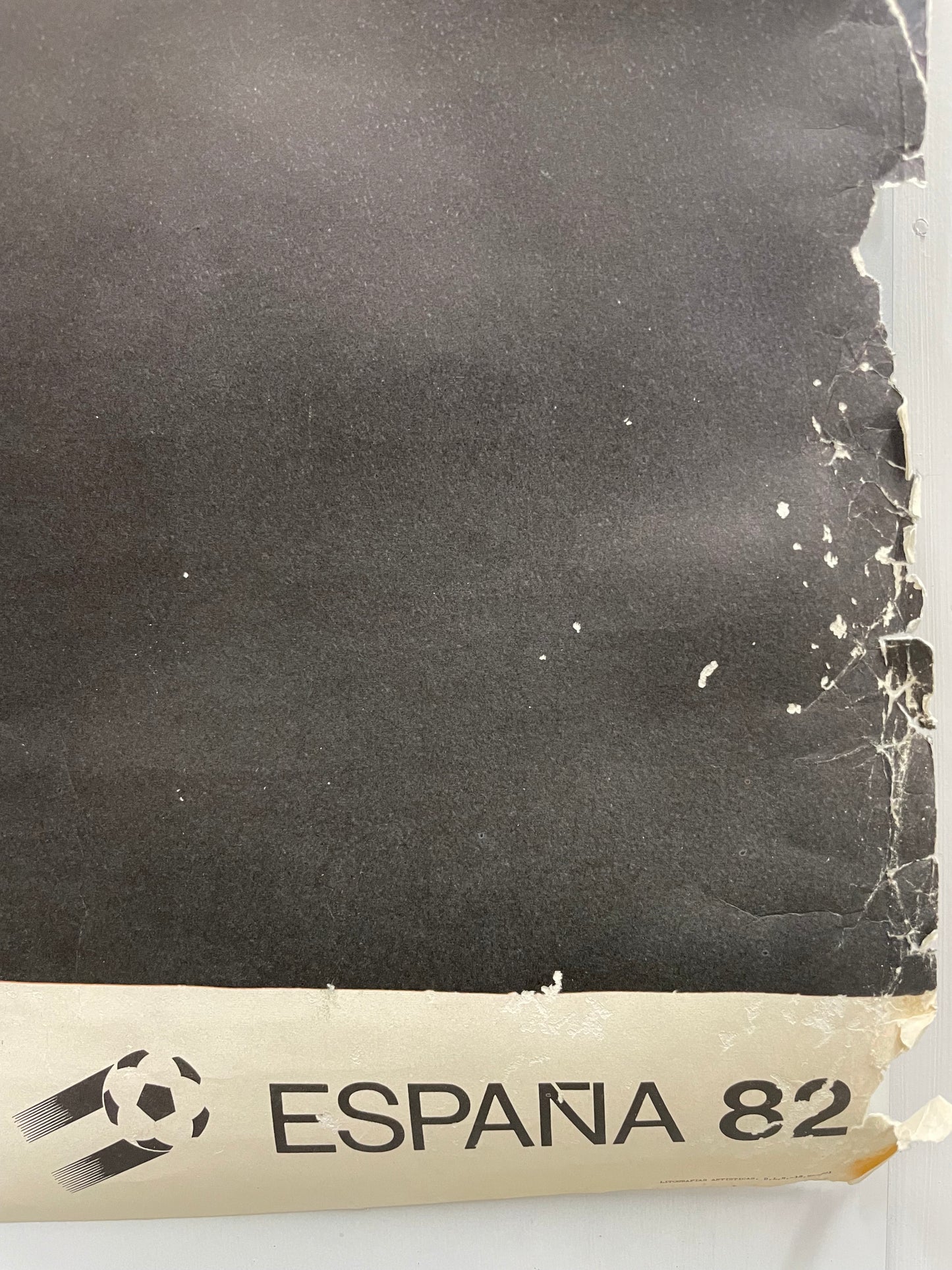 vintage, Copa del Mundo de Futbol - España 82, off-set lithographic sports poster by Arroyo - HAPPIEST KID FINDS - Museum-quality antique and vintage posters, original art, preservation and restoration