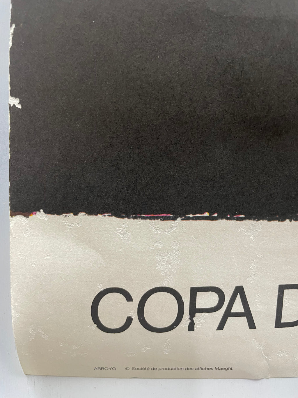 vintage, Copa del Mundo de Futbol - España 82, off-set lithographic sports poster by Arroyo - HAPPIEST KID FINDS - Museum-quality antique and vintage posters, original art, preservation and restoration