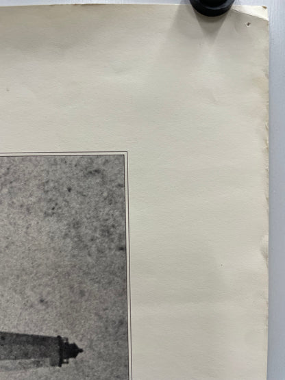 original and vintage, America’s Lighthouses  - Old Baldy Foundation, exhibition poster, North Carolina, c.2017 - HAPPIEST KID FINDS - Museum-quality antique and vintage posters, original art, preservation and restoration