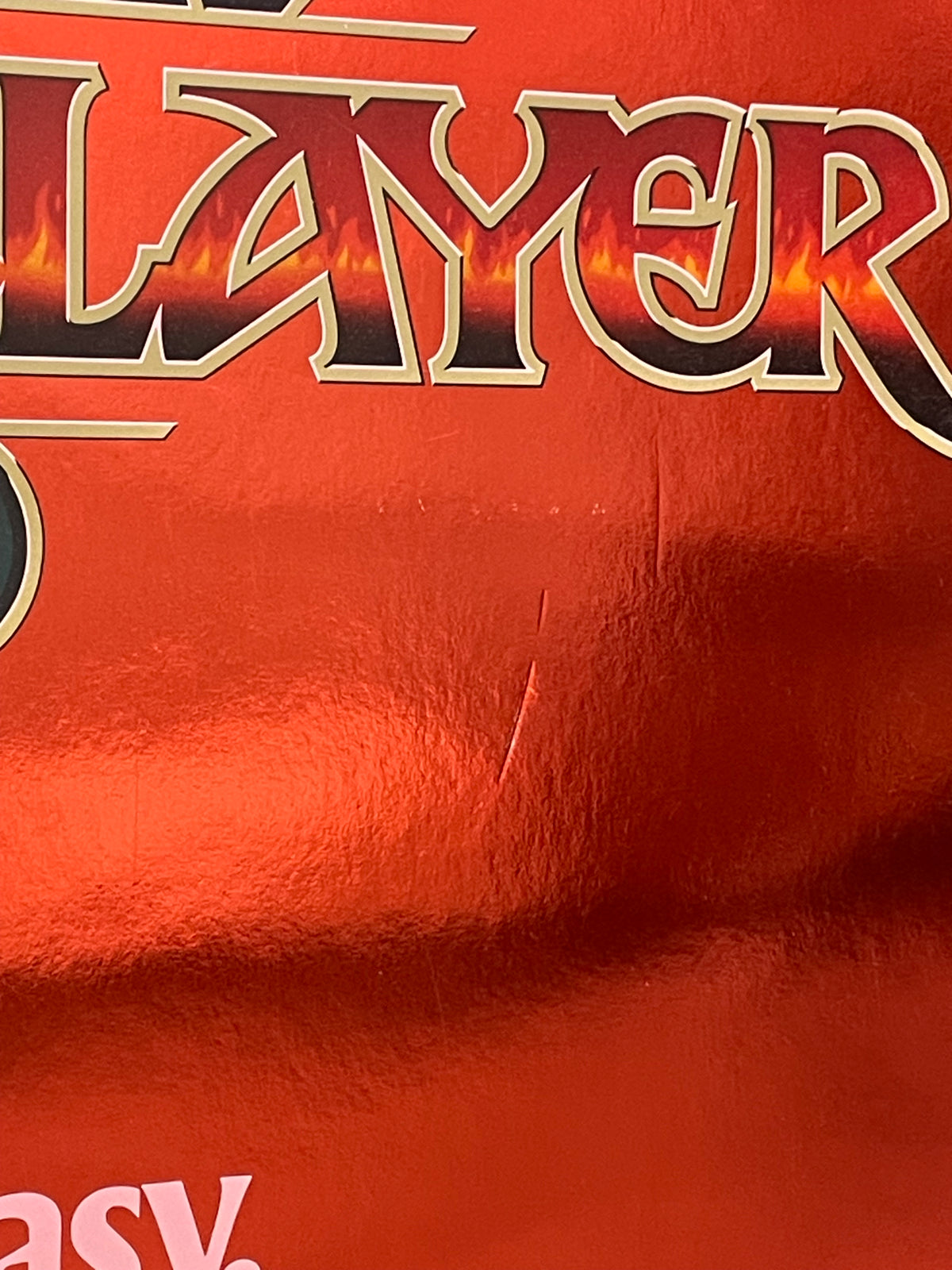 vintage and rare, Dragonslayer Teaser 1-sheet (red foil), 1981 - HAPPIEST KID FINDS - Museum-quality antique and vintage posters, original art, preservation and restoration
