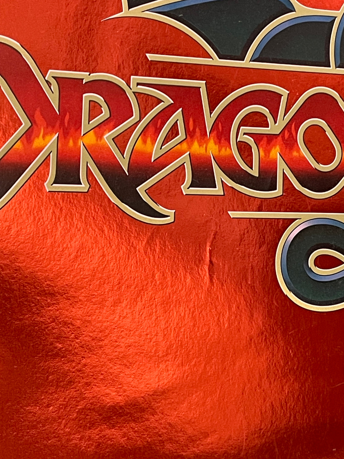 vintage and rare, Dragonslayer Teaser 1-sheet (red foil), 1981 - HAPPIEST KID FINDS - Museum-quality antique and vintage posters, original art, preservation and restoration