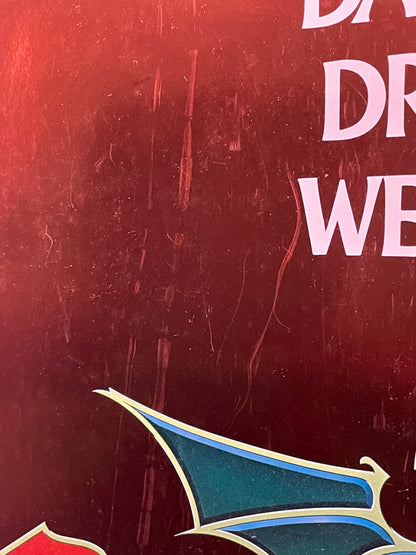 vintage and rare, Dragonslayer Teaser 1-sheet (red foil), 1981 - HAPPIEST KID FINDS - Museum-quality antique and vintage posters, original art, preservation and restoration