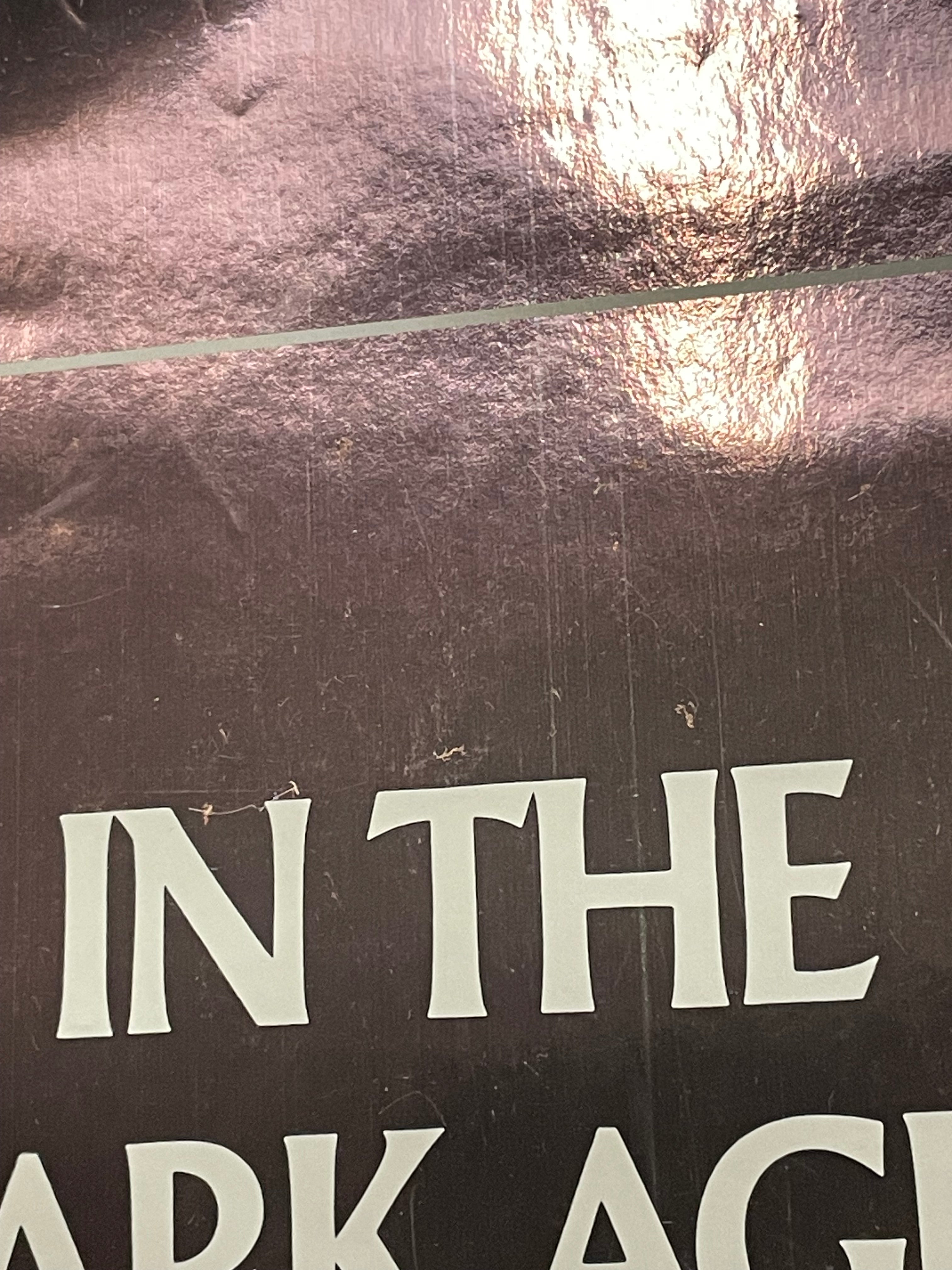 vintage and rare, Dragonslayer, rolled Teaser 1-sheet (lavender foil), 1981 - HAPPIEST KID FINDS - Museum-quality antique and vintage posters, original art, preservation and restoration