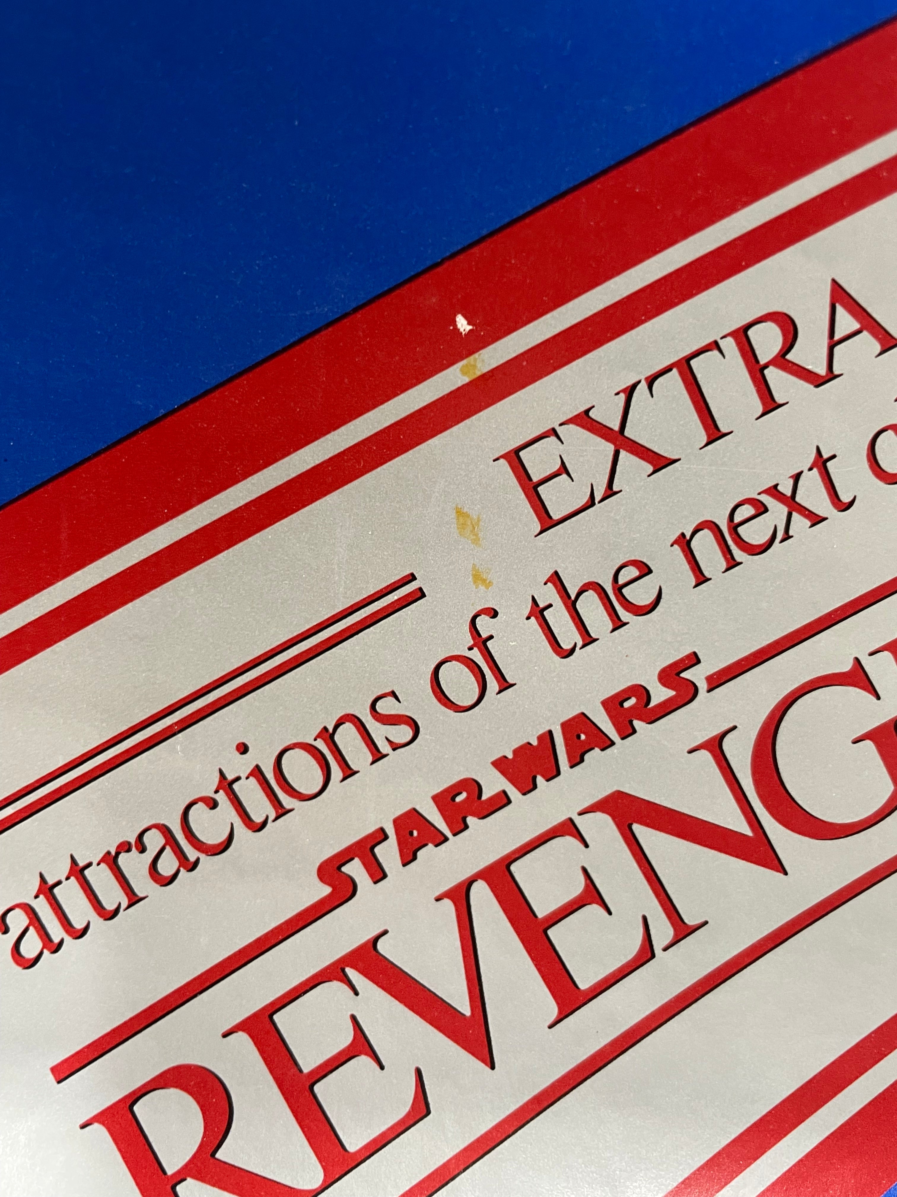 authentic and vintage, Star Wars - The Original is Back (Re-Release), sci-fi film poster, 1982 - HAPPIEST KID FINDS - Museum-quality antique and vintage posters, original art, preservation and restoration