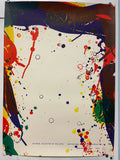 Sam Francis, Smithsonian Institution, Washington D.C., vintage lithographic exhibition poster, 1968 Happiest Kid Finds