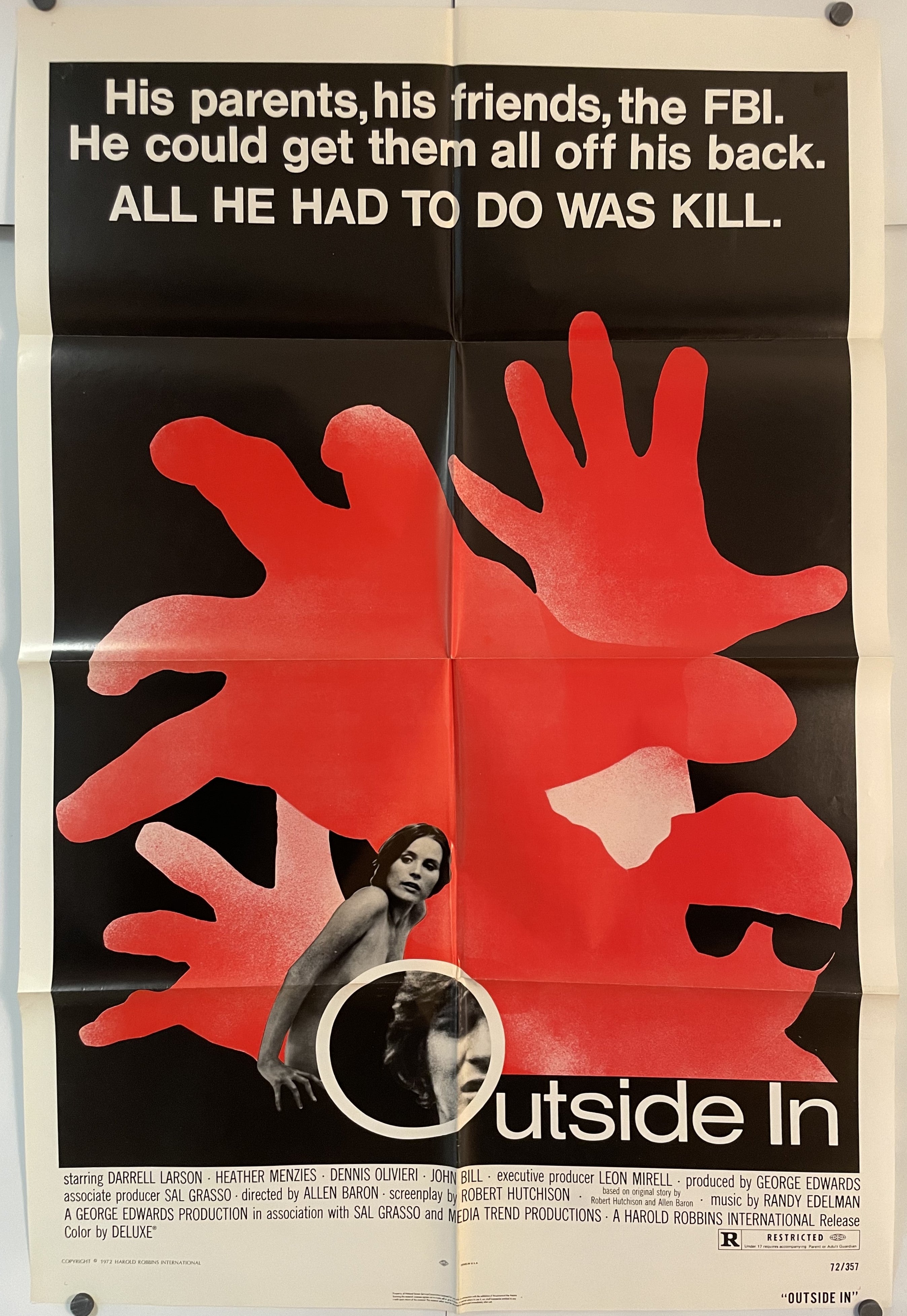 Outside In Vintage US One-Sheet Film Poster 1972 | Happiest Kid Finds Happiest Kid Finds