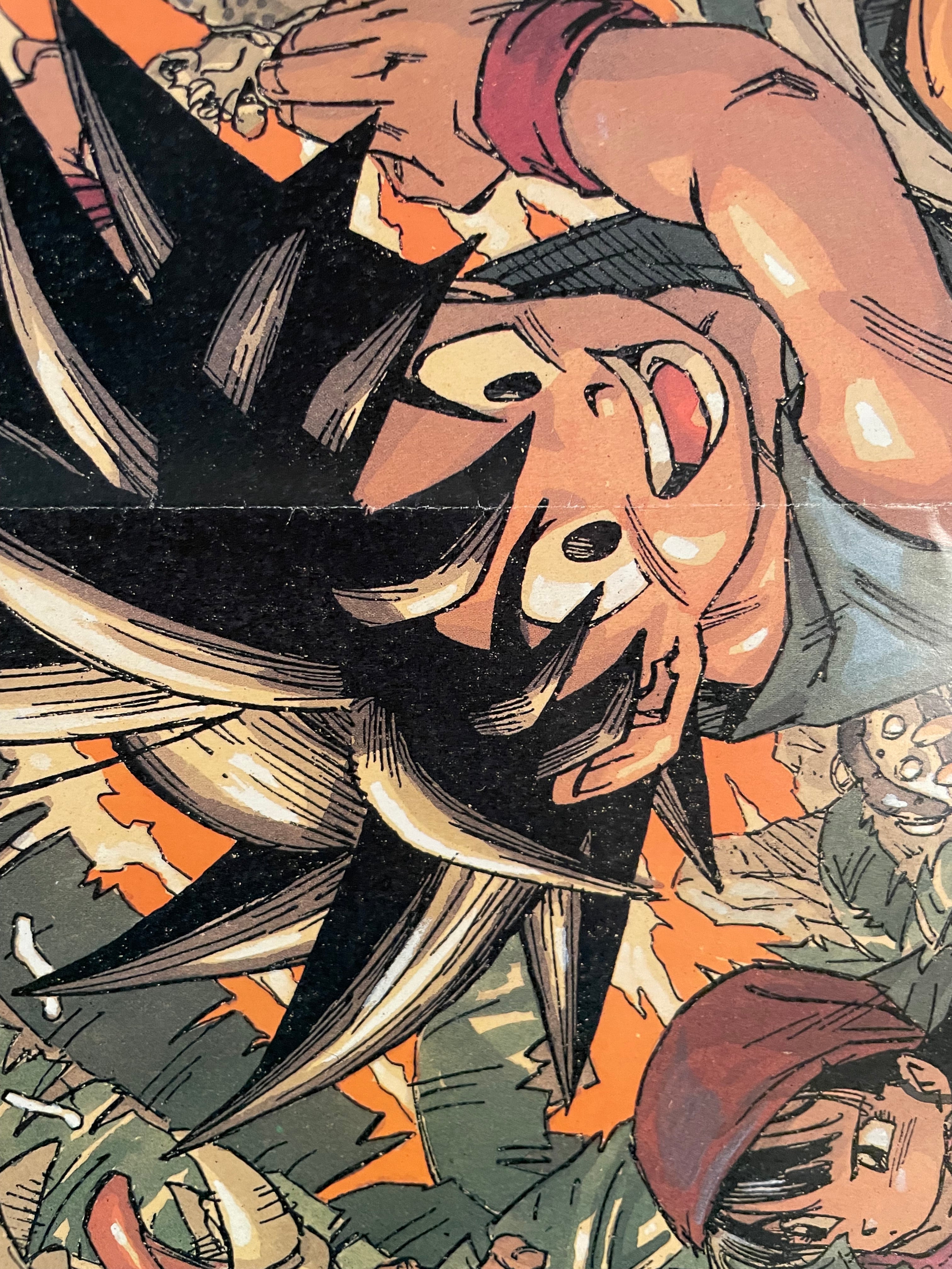 vintage Jump Hero Power Up calendar  Dragon Ball GT poster (double-sided), 1996 Happiest Kid Finds