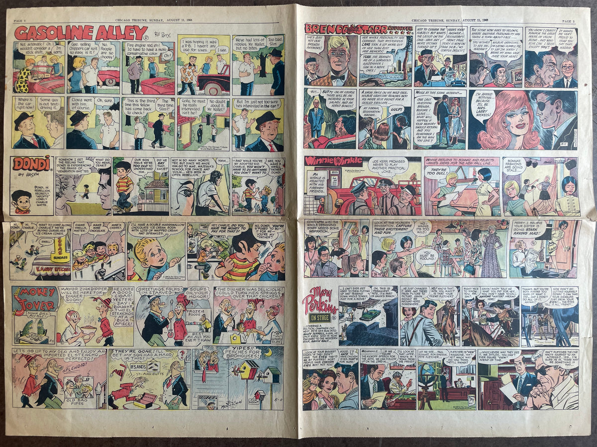 Peanuts Schroeder Hang-Up Vintage Comics Poster 1968 | Happiest Kid Finds - HAPPIEST KID FINDS - Museum-quality antique and vintage posters, original art, preservation and restoration