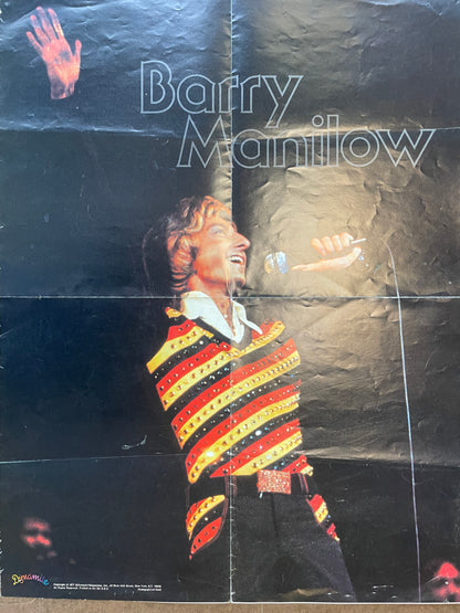 Barry Manilow Vintage Fan Music Poster 1977 | Happiest Kid Finds - HAPPIEST KID FINDS - Museum-quality antique and vintage posters, original art, preservation and restoration